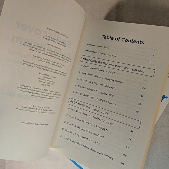 Rediscover Catholicism Matthew Kelly Paperback Book Spiritual Guide to Living - Picture 8 of 16